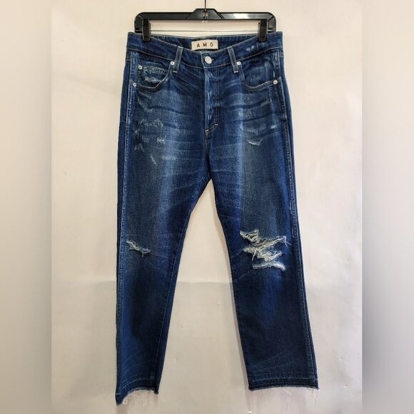 Amo boy blue Nile Distressed   Jeans - Picture 1 of 5